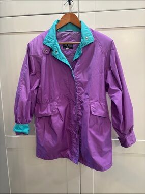 Vintage Milano Purple Jacket with Teal Trim